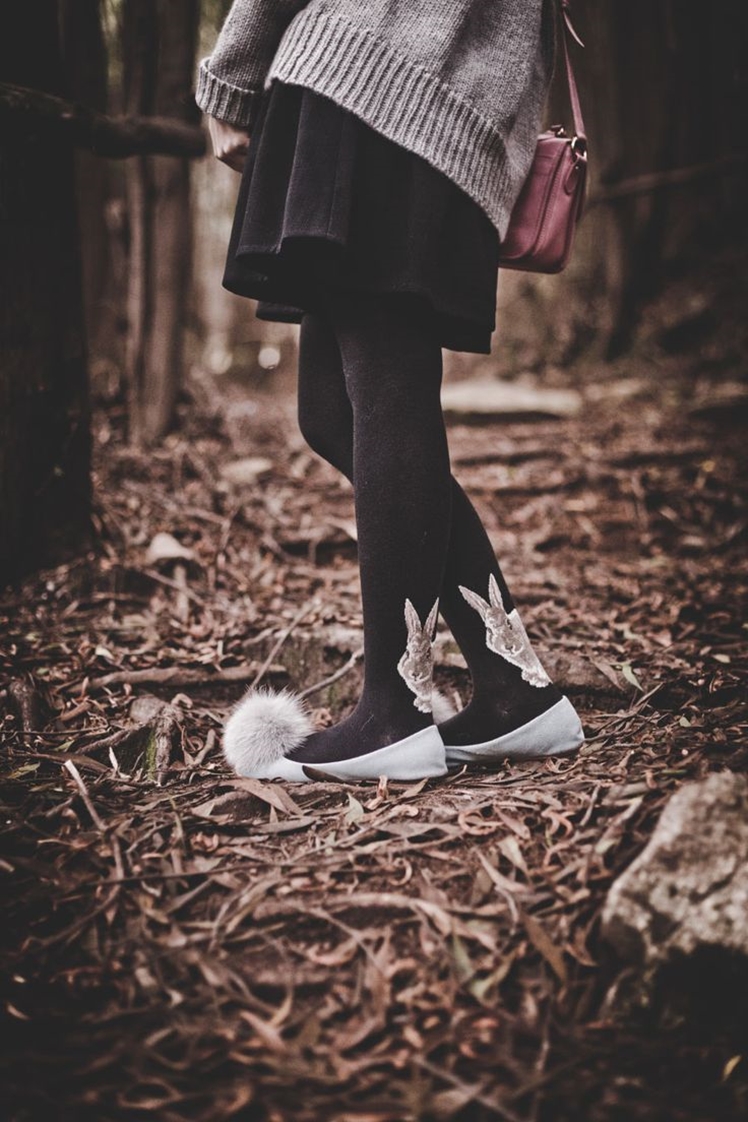 One: I need these bunny tights in my life.