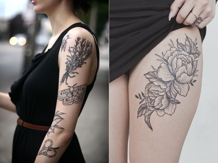 Botanical Tattoo Inspiration Midgins' Blog