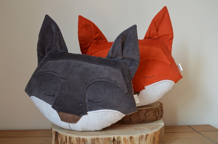 Grey Fox Cushion - Midgins' Blog