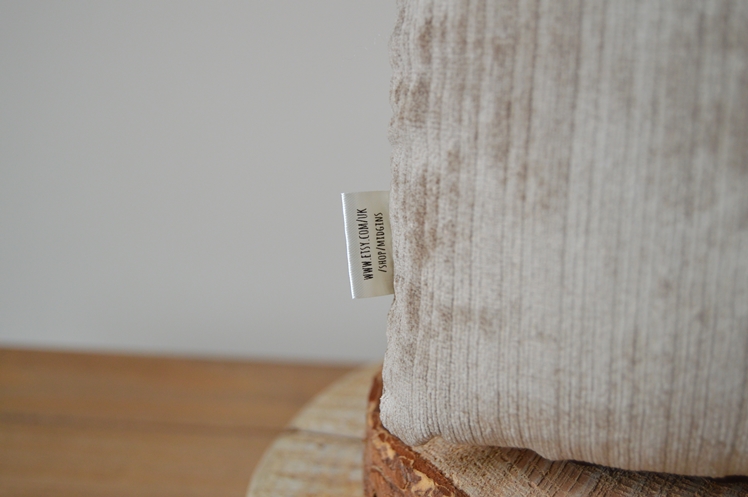 Owl Cushion with Floral Bow by Midgins' 