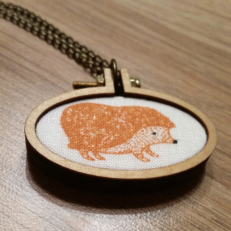 Hedgehog Necklace | Under the Rowan Trees