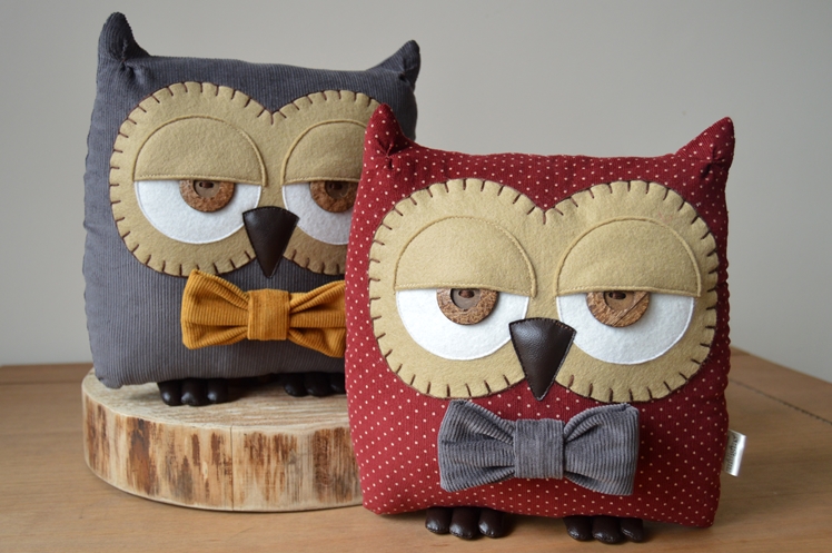 Owl Cushions by Midgins'