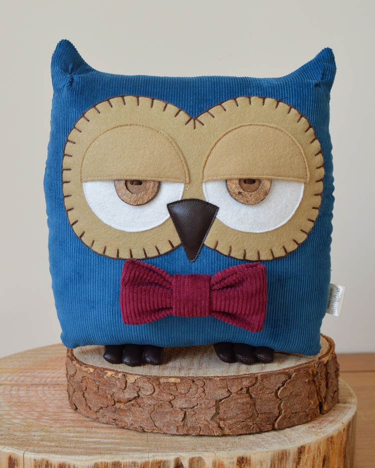 Owl Cushion by Midgins'