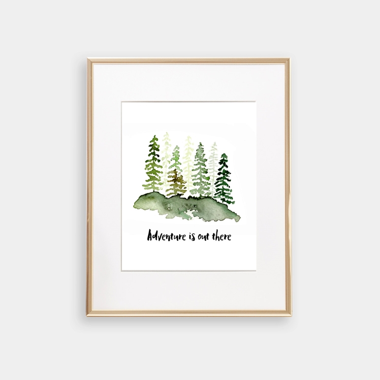 Adventure Is Out There Print | Emerson Paper Co