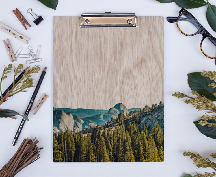 Yosemite Half Dome Wood Clipboard | Lemonee on the Hills