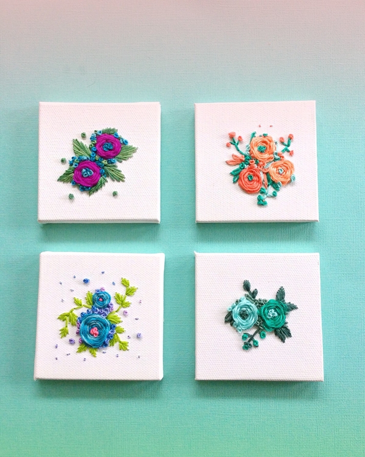 Custom Floral Arrangement Canvas | Wild Sweet Pea