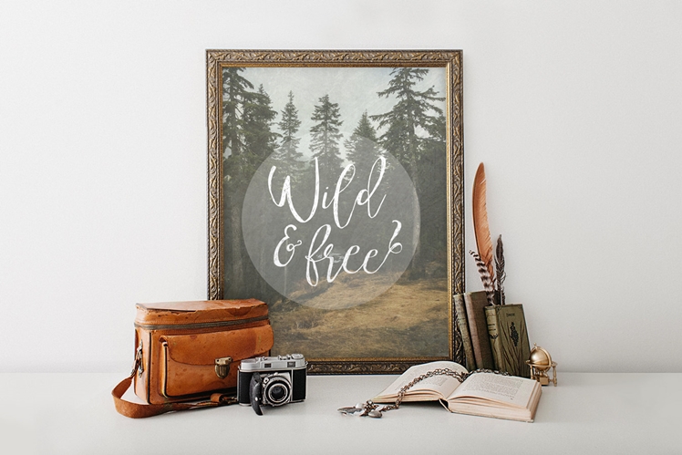 Wild and Free (Printable Digital Art File) | The Print Annex