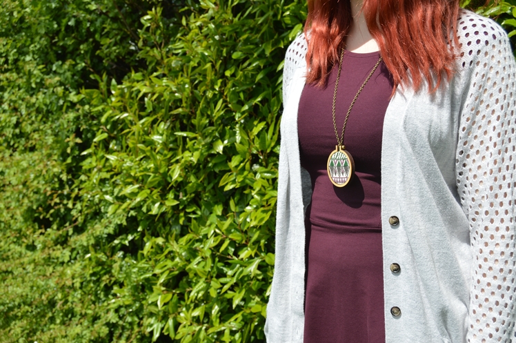 Aztec Embroidered Necklace - Midgins'