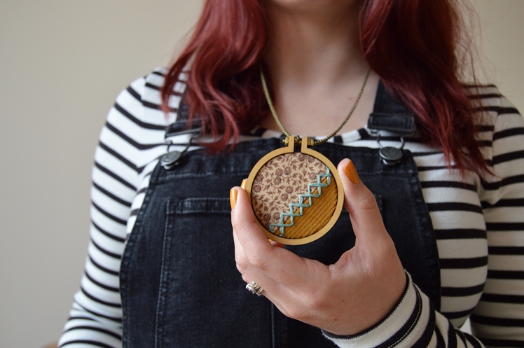 Embroidered Fabric Necklaces | Midgins'