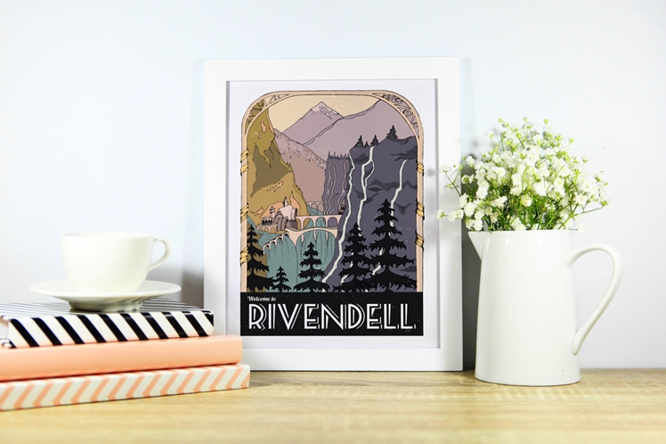 Welcome to Rivendell Poster | CoconuTacha