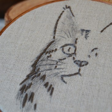 Maine Coon Embroidery Hoop | Midgins'