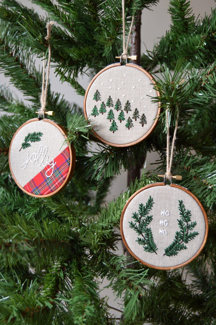Christmas Embroidery Tree Decoration | Midgins'