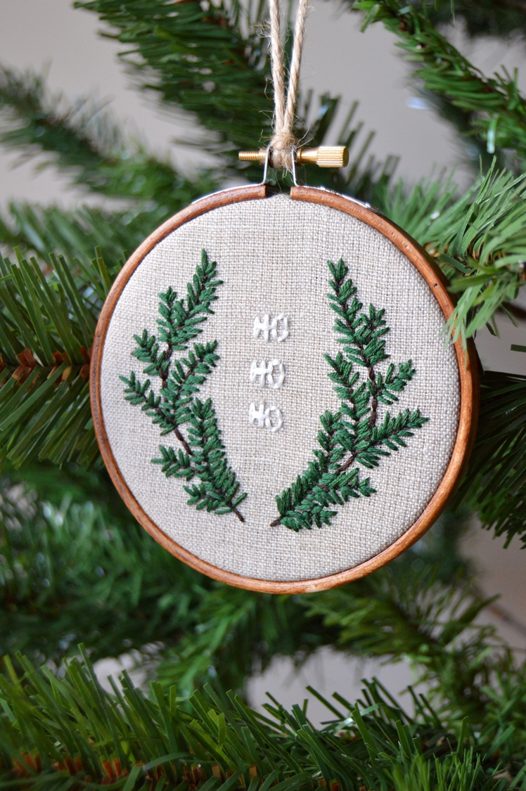 Christmas Embroidery Tree Decoration | Midgins'