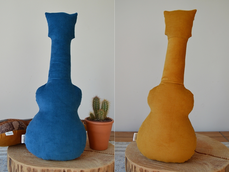 Upcycled Ukulele Pillows | Midgins'