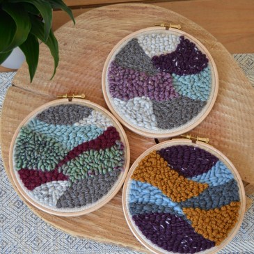 Punch Needle Embroidery Hoops | Midgins'